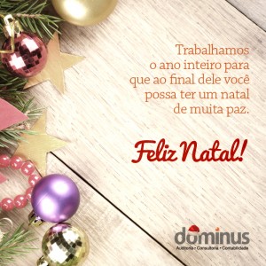 Feliz Natal - Dominus!